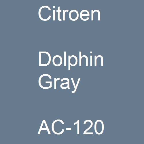 Citroen, Dolphin Gray, AC-120.